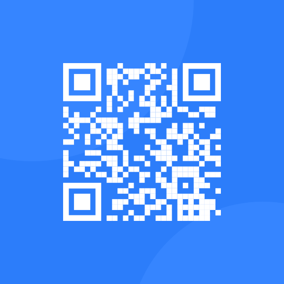 QR code directing to frontendmentor.com